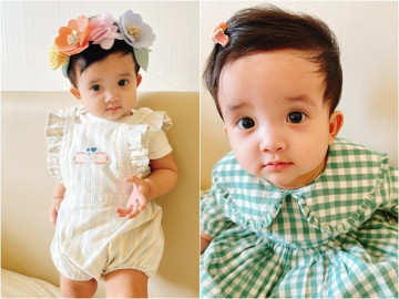 Sao Việt 24h: Con gái thứ 10 của Đỗ Mạnh Cường mắt tròn xoe xinh như búp bê, được bố nâng niu tựa công chúa