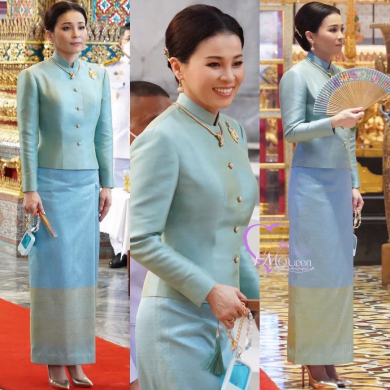 Chồng có cả hội vợ bé nhưng Hoàng hậu Thái Lan U50 vẫn nổi nhất, mặt hoa da phấn, dáng amp;#34;thắt đáy lưng ongamp;#34; - 8