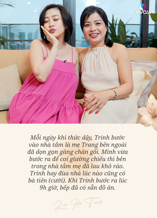 XEM VIDEO: Tâm sự của MC Liêu Hà Trinh dành cho mẹ chồng và giọt nước mắt của mẹ Trang khi nói về nàng dâu.