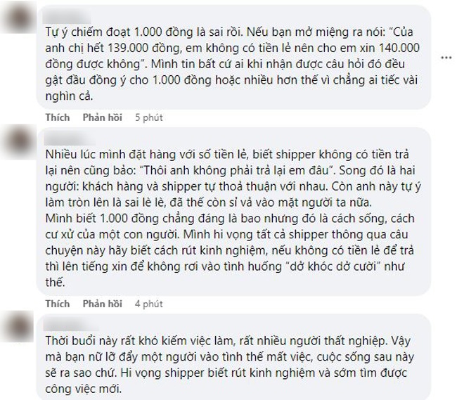 Cư dân mạng bày tỏ những ý kiến trái chiều. (Ảnh chụp màn hình)