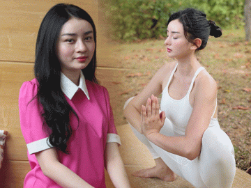 Gái miền Tây vịt hóa thiên nga đổi đời, lấy đại gia xứ Thái, đi chuyên cơ ra đảo tập yoga chuốt đường cong