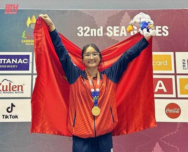 Cao Thị Duyên giành 5 huy chương tại SEA Games 32