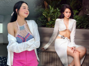 Thời trang - Gái Đà Nẵng đăng quang Hoa hậu Việt Nam chuộng mốt mặc "không phòng hộ", tôn đôi gò bồng đảo hậu nâng độn