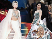 Thời trang - Khó tin Phạm Băng Băng không mặc nội y, che ngực bằng đá quý, càng soi càng thấy tinh tế