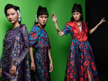 Thuỷ Nguyễn sáng tạo váy áo từ lời ru của các bà các mẹ ngày xưa