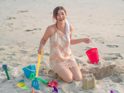 Thời trang - Mỹ nhân nổi nhất Campuchia bắn tiếng Việt như gió, phải đi chân không chống nạn lên thảm đỏ