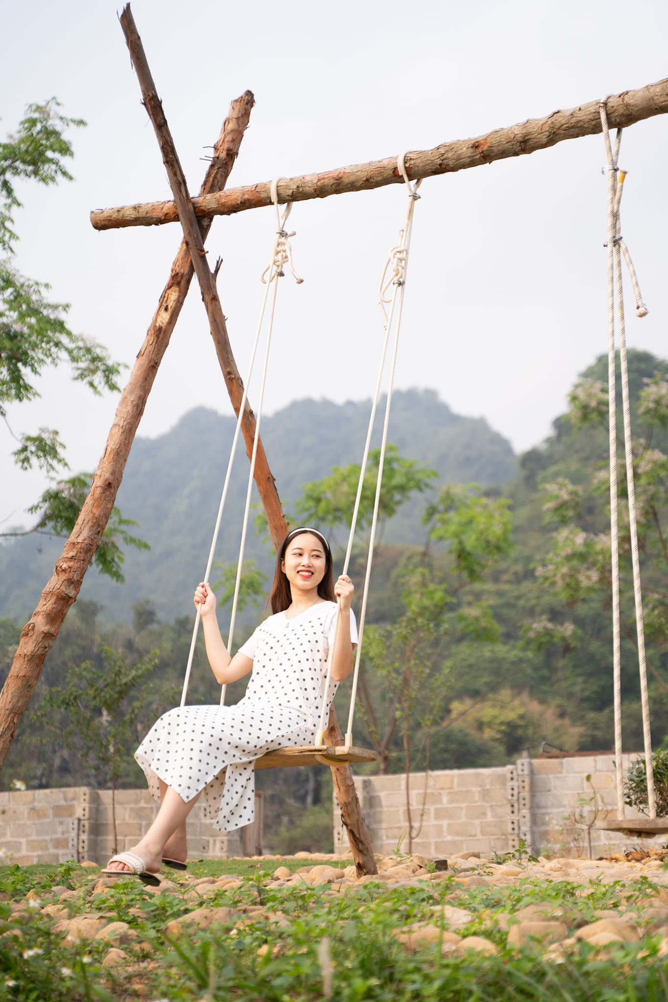 Về Hữu Liên tận hưởng không khí trong lành.