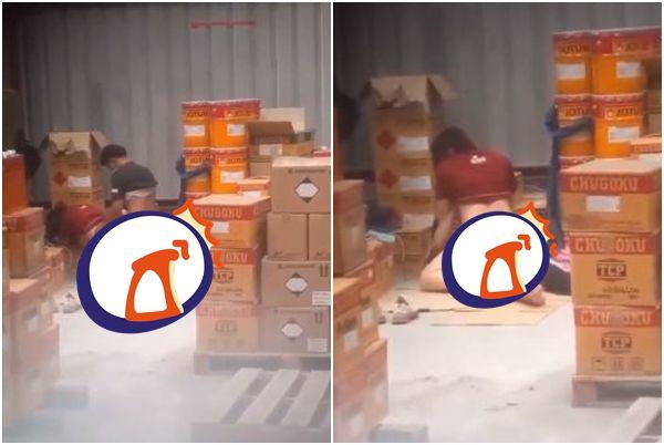 Đôi nam nữ trốn vào nhà kho công ty để amp;#34;mây mưaamp;#34;, đồng nghiệp phẫn nộ chứng kiến toàn bộ - 1