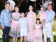 Giải trí - Vy Oanh rạng rỡ xuất hiện cùng chồng con trong tiệc sinh nhật con gái MC Vân Hugo