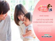 Nuôi con IQ EQ - Có sự khác nhau về chỉ số thông minh giữa đứa trẻ biết nói sớm và chậm nói