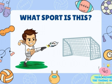 Đố vui IQ tiếng Anh cho bé: Gọi tên các môn thể thao