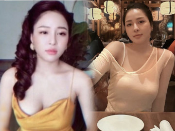 Hot girl Trâm Anh mê diện kiểu váy phòng the, đẹp thì có đẹp nhưng cứ gió thổi là hớ hênh