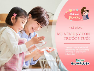 Bố mẹ bận rộn đến đâu cũng cần dạy con điều này trước 3 tuổi, dạy 1 lần nhưng lợi cả đời