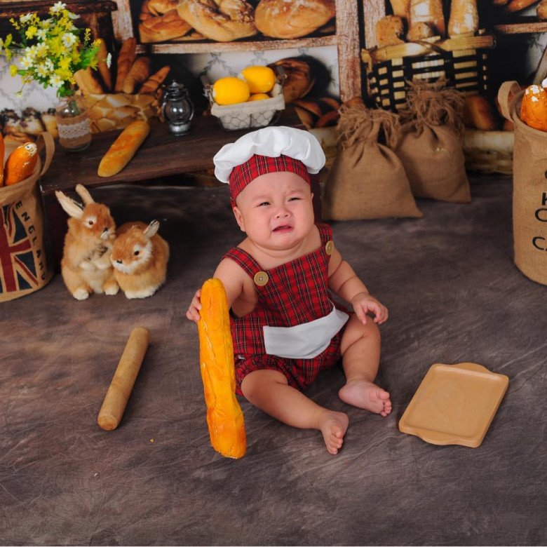 Nhìn con yêu kháu khỉnh như hiện nay, ít ai biết con từng sinh non ở tuần thứ 28 và chỉ nặng 1kg. (Ảnh: NVCC)
