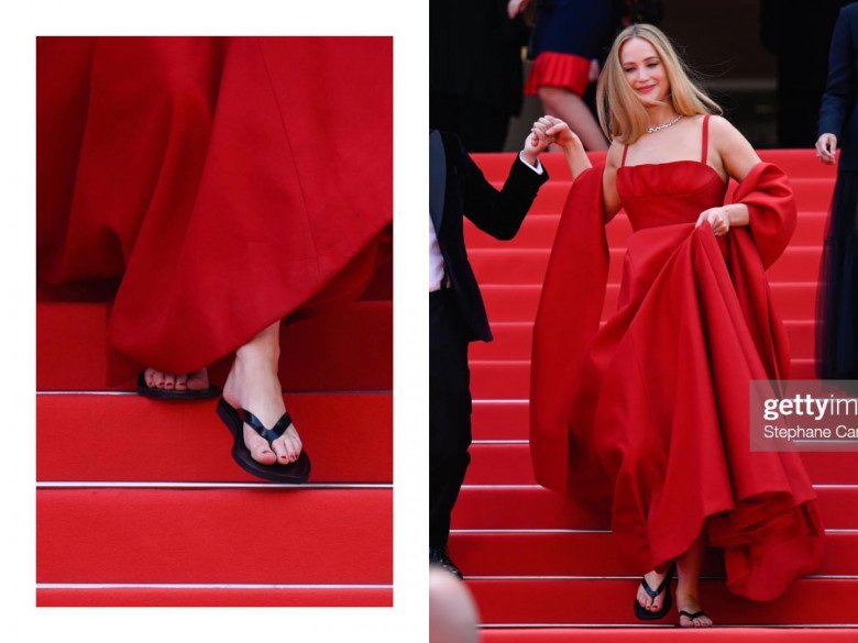 Cứ lên thảm đỏ là té, một nữ minh tinh phá vỡ quy tắc ăn mặc khắt khe của LHP Cannes - 3
