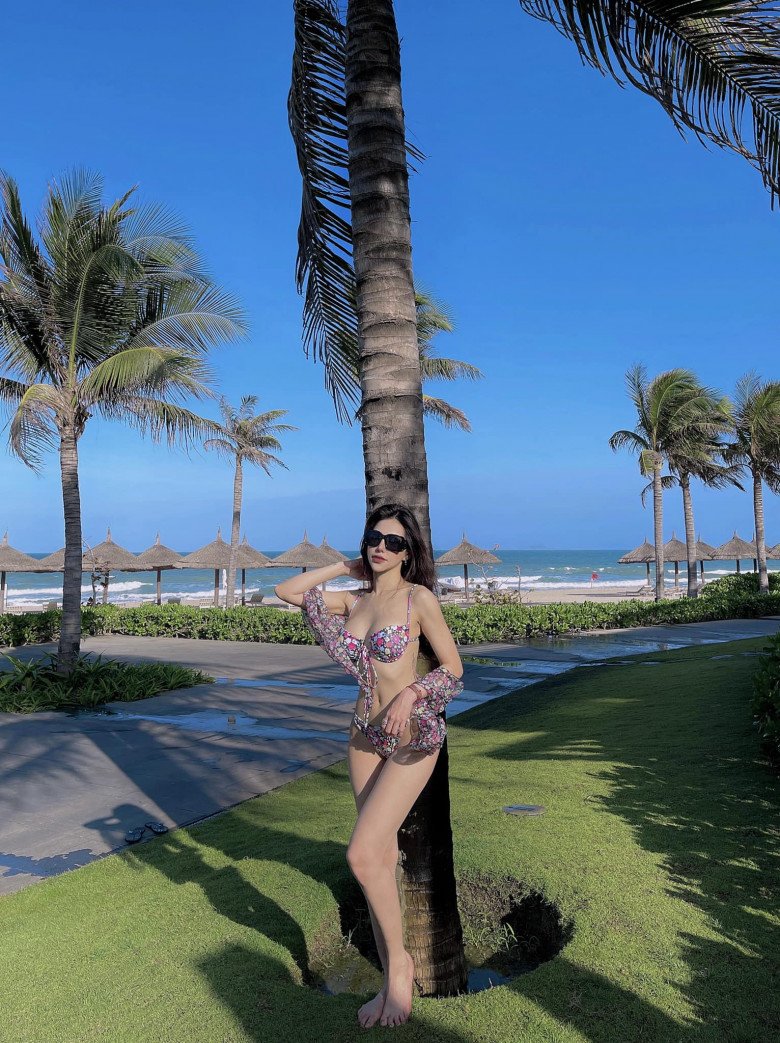 Nhờ ăn uống khoa học và tập luyện chăm chỉ, bà mẹ một con vẫn luôn giữ được vóc dáng săn chắc, quyến rũ.