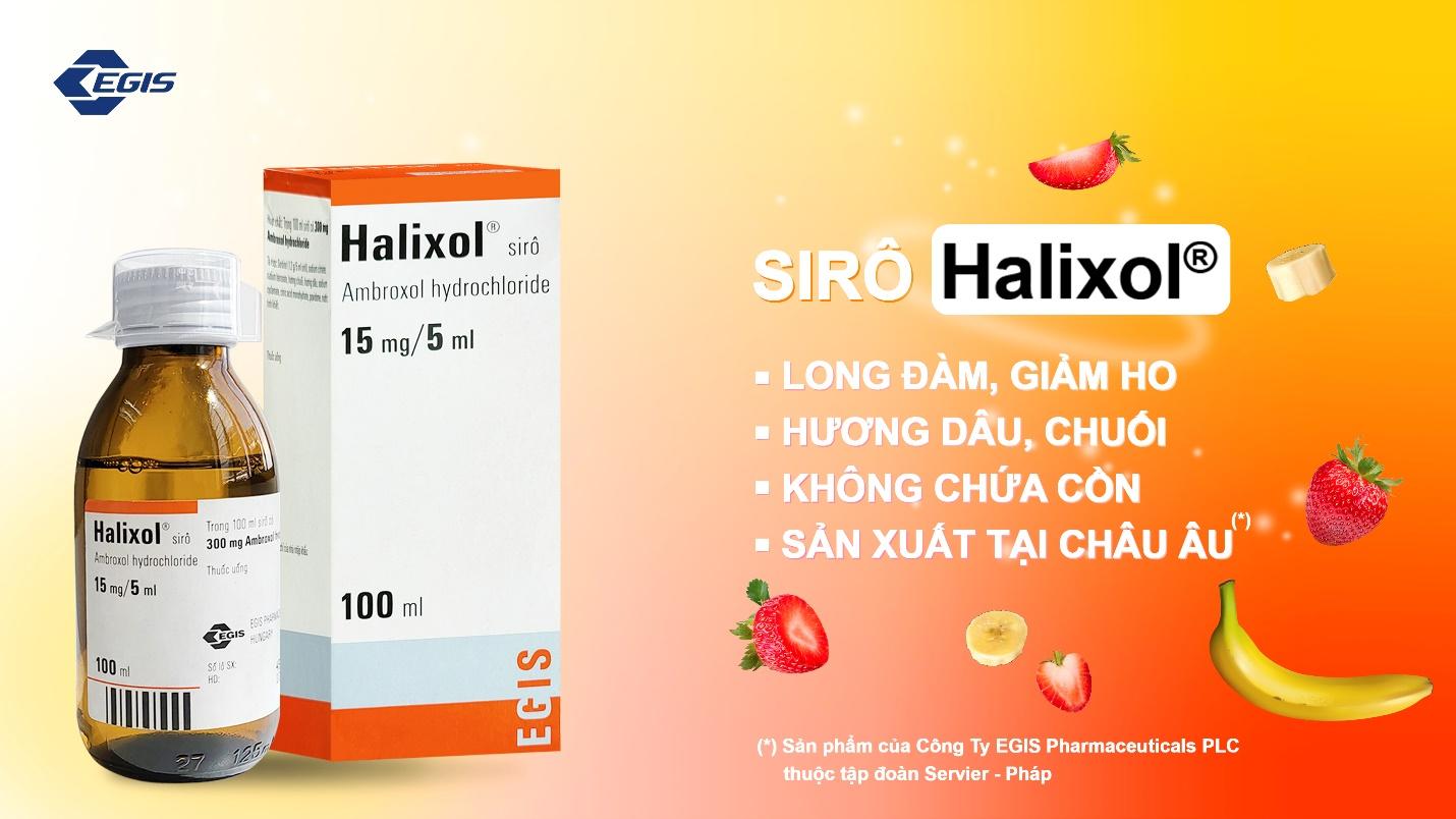 Thuốc ho Halixol chính là giải pháp hạn chế tình trạng ho có đờm kéo dài.