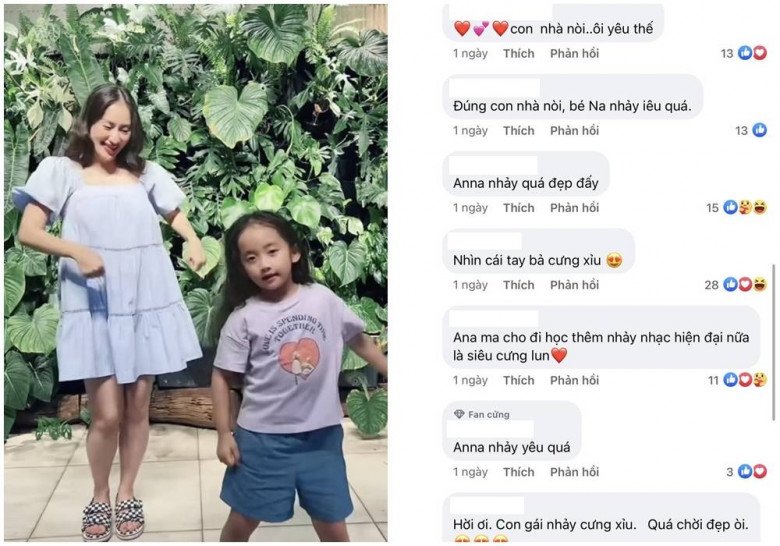 Tài nhảy nhót của Anna được mọi người nhận xét chuẩn con nhà nòi.