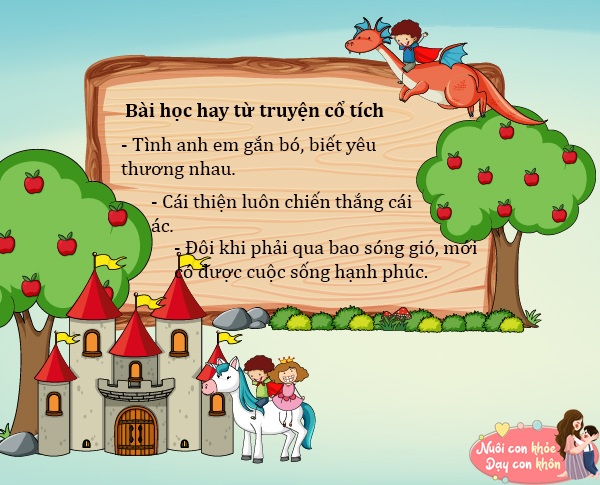 Câu chuyện ca ngợi tình anh em gắn bó, biết yêu thương nhau. 