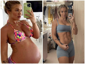 Kinh ngạc với vòng eo của bà mẹ 3 con được gần 17 triệu người theo dõi