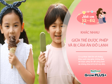 3 khác biệt rõ giữa đứa trẻ bị cấm và trẻ được phép ăn uống đồ lạnh khi còn nhỏ