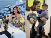 Làm mẹ - Á hậu Việt cao 1m81 lấy chồng đại gia U40, cảnh bỉm sữa trong biệt thự bề thế không như mơ