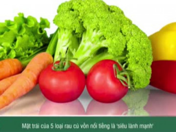 Những loại rau củ nên ăn hàng tuần