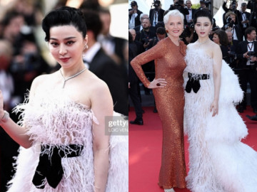 Phạm Băng Băng thể hiện đẳng cấp trên trường quốc tế, đẹp lộng lẫy nhưng lộ khuyết điểm bên mẹ tỷ phú Elon Musk