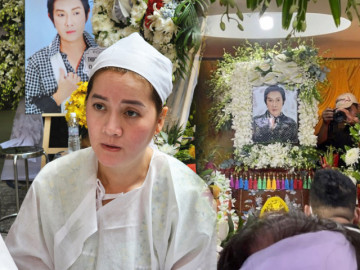 Hiện tượng lạ trong lễ xây mộ của ông hoàng cải lương Vũ Linh, con gái vừa đòi xét nghiệm ADN bật khóc