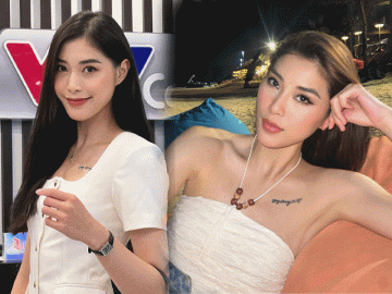 Chân dung nữ MC truyền hình lên sóng cũng khoe hình xăm trên ngực, là Hoa khôi bóng chuyền một thời