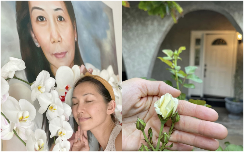 Trước kia, Kim Hiền từng chia sẻ ảnh trong nhà và cho biết cô trồng hoa là vì mẹ. Nguyện ước lớn nhất của mẹ cô là 2 cháu ngoại có không gian sống lý tưởng, nên cô chọn nhà có sân vườn rộng, gần những ngôi trường nổi tiếng các con để tiện đi lại.

