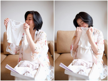 Sắp lâm bồn, Liêu Hà Trinh dọn phòng, xếp đồ chuẩn bị sẵn sàng nhập viện đi đẻ