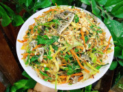 Bếp Eva - Phần đen xì của bò ai ngửi mùi cũng bỏ chạy, đem bóp nộm thế này lại tươi mát, giòn ngon mùa hè ăn đã miệng