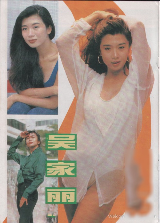 Ngô Gia Lệ từng có thời gian đóng phim nóng.