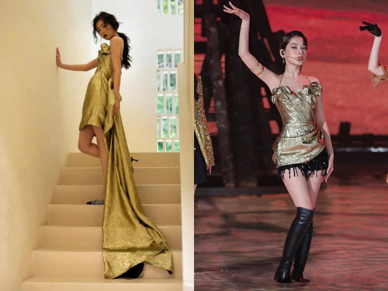 Xuất hiện amp;#34;nữ hoàng mặc váy chếamp;#34; của Vbiz, lên hẳn báo Trung Quốc vì đẹp sang - 5