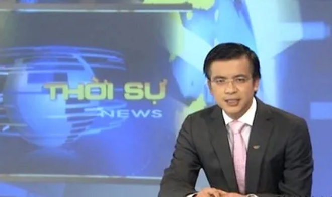 BTV Quang Minh thời còn dẫn Thời sự 19h.