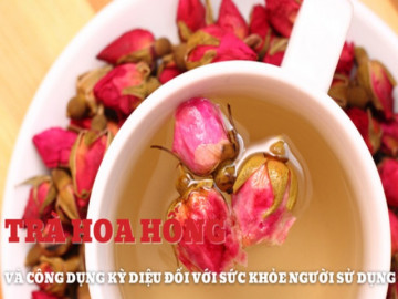5 công dụng đặc biệt từ trà hoa hồng khô mà không phải ai cũng biết