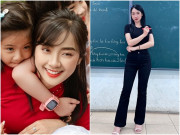Làm mẹ - 2 cô giáo tiểu học xinh nhất nhì Hà Nội, phụ huynh nô nức xin tên trường cho con theo học