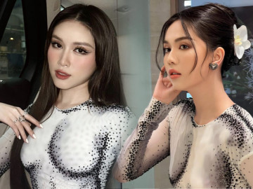 Cùng mặc chiếc đầm ảo ảnh, MC chân dài 1m1 không địch nổi Nữ hoàng nội y vì một điểm