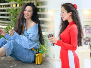 Thời trang - Quen mốt "không phòng hộ", U50 Hiền Thục sang Nhật diện áo dài đẹp mê nhờ "phát minh vĩ đại" của loài người