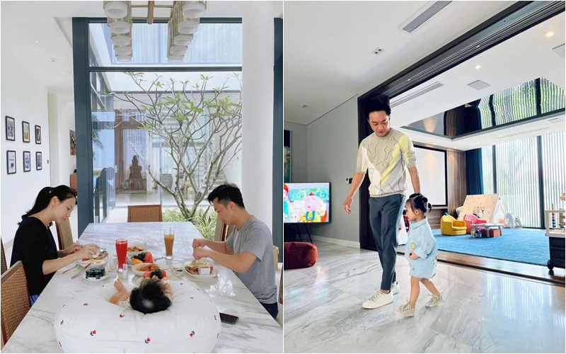 Ngôi nhà được hoàn thiện vào năm 2019 với không gian thoáng đãng, thiết kế hiện đại,  đầy đủ tiện ích cho sinh hoạt của gia đình.
