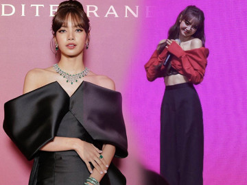 Ngỡ ngàng "búp bê" Lisa (BLACKPINK) chỉ cao 1m67, mặc đồ của NTK Việt tăng thêm 20cm