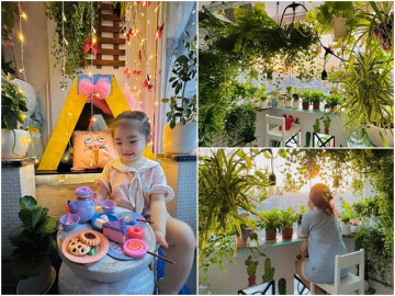 Mẹ đảm Tân Phú biến ban công chưa đầy 4m2 thành khu vườn kỳ diệu cho con gái chỉ với 2 triệu đồng