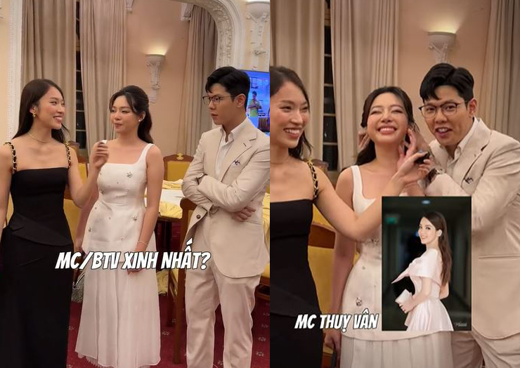 Mạnh Cường cho rằng Thụy Vân là MC xinh nhất VTV