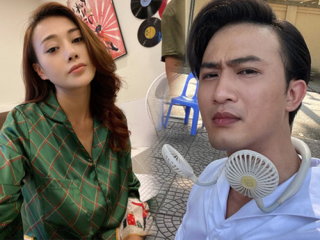 Quay phim dưới trời nóng "đổ lửa": Doãn Quốc Đam "đeo quạt vào cổ", Phương Oanh bị tàn phá nhan sắc