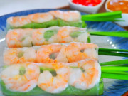 Bếp Eva - Cuối tuần nắng nóng, làm bánh tráng cuộn tôm thịt tươi ngon thanh mát nhâm nhi sướng miệng