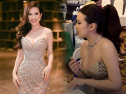 MC VTV xinh nhất nước ngượng ngùng vì chiếc váy cứ chực chờ tụt trước dàn khách mời