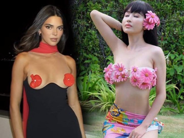 Những màn "lên đồ" chỉ che nhũ hoa bùng nổ MXH, sao ngoại diện sang, mỹ nhân Việt gây "choáng"