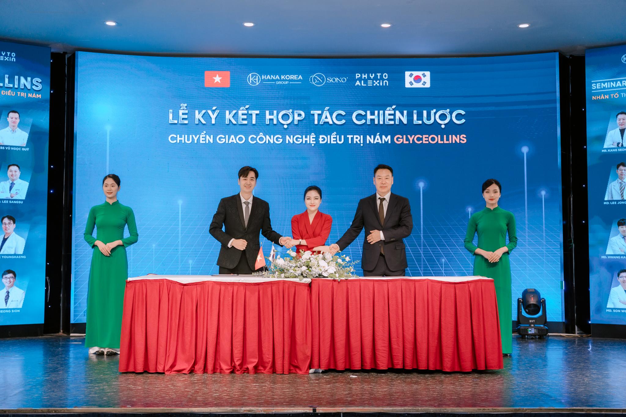 Ký kết hợp tác chiến lược giữa Hana Korea Group, Công ty Phyto Alexin và đại lý phân phối