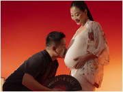 Bà bầu - Bà bầu Liêu Hà Trinh được chồng đưa đi làm hồ sơ sinh, dự đoán 80% sẽ đẻ thường